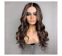 Perruque Avec Frange Mettre en surbrillance brun 5x5 Puan Base de soie 180 perruque de densité13x4 Lace Frontal Human Hair Wigs Wave Emulation d'émulation de cuir chevelu Perruque Femme Cheveux Humain