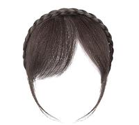 Perruque avec frange pour femme confortable et sûre à porter avec cerceau pour femme Changement rapide de coiffure Bandeau de cheveux