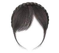Perruque avec frange pour femme confortable et sûre à porter avec cerceau pour femme Changement rapide de coiffure Bandeau de cheveux