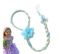 Perruque bandeau, bandeau de princesse pour fille | Perruque de bandeau des jeunes filles,Outil de style long outil de cosplay réaliste de la peau