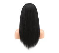 Perruque bandeau for femme, perruque synthétique lisse noire naturelle sans colle, idéale for une utilisation quotidienne ou en soirée. Effet naturel et Volumineux(22 inch)