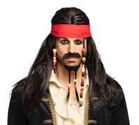 Perruque Pirate des Caraïbes - Boland - Marron chocolat - Intérieur - Mixte - Adulte