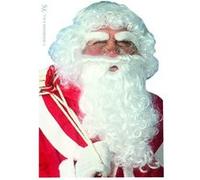 Perruque + Barbe + Sourcils Pere Noel - Blanc Blanc G