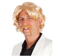 Boland Perruque « Chuck avec moustache » pour adulte Taille unique