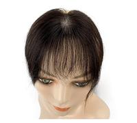 Perruque Blonde Courte Avec Frange 3D Et Base De Peau Pour Femme - Cheveux Humains En Soie - Gris Pour Femme (1)