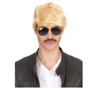 Perruque blonde courte homme - 230704 (Taille Unique)