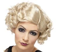 Perruque Blonde Flapper Élégante Des Années 20 1920 Par Smiffys