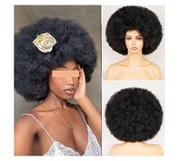 Perruque Blonde Perruque Courte Cheveux Courts Moelleux Avec Perruque Brune Pour Perruques De Cosplay De Fête Synthétique Perruques Grises Pour Femmes (Color : 03)