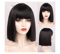 Perruque Blonde Perruque Courte Perruques Synthétiques Courtes Droites, Perruques Pour Femmes Cheveux De Cosplay Pour Un Usage Quotidien Perruques Grises Pour Femmes (2 À 12 Pouces)