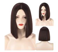 Perruque Blonde Perruque Courte Perruques Synthétiques Courtes Droites, Perruques Pour Femmes Cheveux De Cosplay Pour Un Usage Quotidien Perruques Grises Pour Femmes (1 12 Pouces)