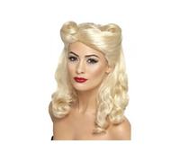 Perruque blonde pin-up des années 40 blond G