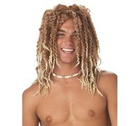 Perruque blonde surfeur - Blond - Taille Unique