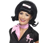 Perruque Bob Beehive Diner Années 1950 Pour Femmes Costume
