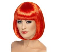 Perruque Bob Courte Sexy À Franges Pour Femmes Colorée Costume Pour Adultes