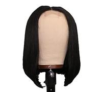 Perruque bob en cheveux humains, sans colle, pré-épilée et pré-coupée, 10 pouces, vraie perruque courte en cheveux, dentelle transparente, ligne frontale naturelle, densité 180%, tombé réaliste