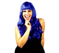 Boland - Perruque Chique, cheveux synthétiques longs et lisses avec frange, coiffure, EM, WM, Accessoire, Costume, Accessoire, Fête foraine, Carnaval