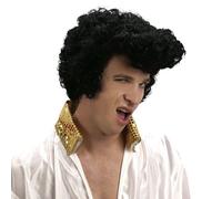 Perruque - BOLAND - Rock and Roll - Homme - Adulte - Noir - Intérieur