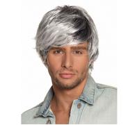 Boland Perruque Tyler – Cheveux synthétiques pour hommes adultes – Gris