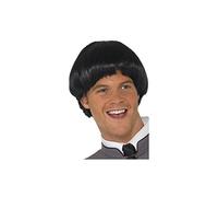 Perruque Boule Noire années 60