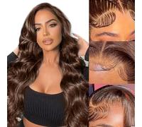 Perruque Brésilien Cheveux Humain 13x4 Body Wave Lace Front Wig 20 Pouces