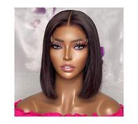 Perruque Brésilienne Cheveux Raides 13X1 4X1 T Partie Bob Lace Front Perruques De Cheveux Humains Pour Femmes Court Bob Dentelle Transparente Perruque De Cheveux Humains Perruques Grises Pour Femmes