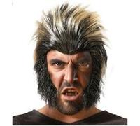 Perruque Brun/Blond Homme Loup Garou blond G