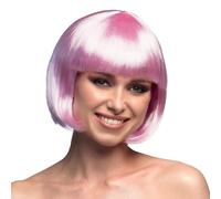 PERRUQUE CABARET ROSE CLAIR ADULTE