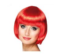 Perruque Cabaret Rouge - Boland - Modèle Cabaret - Adulte Femme - Frange - Rouge