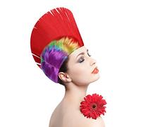 Perruque Calvitie Halloween Coiffure Hommes Femmes Bonnet Perruque pour Carnaval Cosplay Humour Professeur Einstein Savant Costume de Déguisement Soirées à Thème Party Masquerade Noël