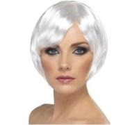 Perruque Carre Babe Blanche - Blanche Blanc G