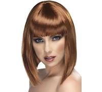 Perruque Carré Chatain Femme