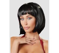 Perruque carré court noir