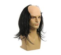 Perruque chauve pour adulte et enfant, en fibre synthétique de haute qualité, taille universelle, accessoire de déguisement idéal pour fête, cosplay, spectacle.