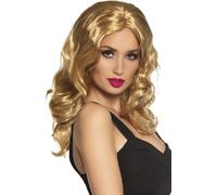 Perruque cheveux longs blonds pour adultes