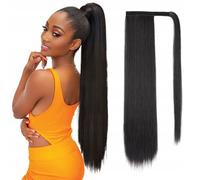 Perruque Cheveux Synthétiques Courts Faetfff Marron