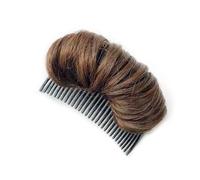 Perruque chignon décoiffé Peigne coussin invisible en cheveux synthétiques for un volume optimal(Brown)