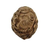 Perruque chignon pour hommes, Perruques capillaires for hommes, postiches de cheveux humains Remy, peau ultra fine de 0,03 mm, perruques naturelles for hommes, Protese Capilar Masculina,pour hommes(L