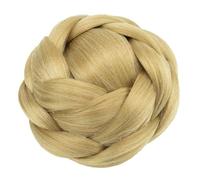Perruque chignon synthétique blonde, chignon, chignon, donut, livraison directe Ponytail Extension(Ash Blonde)