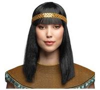 perruque cléopâtre avec bandeau - boland 85798 Noir G