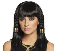 PERRUQUE CLÉOPÂTRE TRESSES FEMME Noir