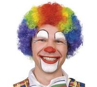 perruque clown curly cheveux multicolore adulte - boland 85926 Multicolore G