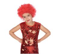 Perruque clown enfant rouge - Accessoire de déguisement - Taille Unique