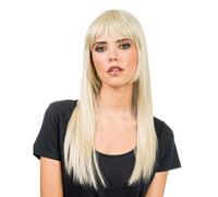 Perruque Coiffable Longue Blonde Luxe Femme