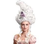Perruque coloniale pour femme Costume colonial vintage du 18e siècle pour | Perruques années 60 accessoires cosplay Pour mascarade de rôle bal fête célébration carnaval scène