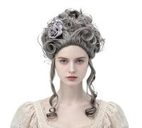 Perruque coloniale pour femme Costume colonial vintage du 18e siècle pour | Perruques années 60 accessoires cosplay Pour mascarade de rôle bal fête célébration carnaval scène