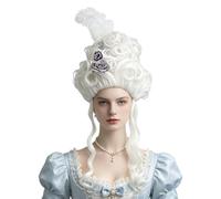 Perruque Coloniale pour Femmes Costume colonial vintage du 18e siècle pour | Perruques années 60 accessoires cosplay Pour mascarade de rôle bal fête célébration carnaval scène