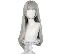 Perruque Cosplay Anime Arknights Irene, Perruque Synthétique Grise À Cheveux Longs Résistante À La Chaleur, Accessoires De Fête D'halloween