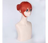 Perruque cosplay Anime Gintama Gintoki sakata Terakado Tsu Kagura cosplay costume perruques argent blanc violet perruque cosplay + bonnet de perruque perruque Kagura taille unique PL-017