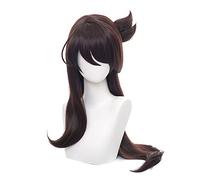Perruque Cosplay Anime, Perruque Genshin Impact, Avec Chapeau de Perruque Gratuit, Pour Halloween, Fête, Carnaval, Vie Nocturne, Concerts, Mariages (Beidou)