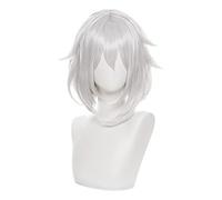 Perruque Cosplay Anime, Perruque Genshin Impact, Avec Chapeau de Perruque Gratuit, Pour Halloween, Fête, Carnaval, Vie Nocturne, Concerts, Mariages (Paimon)